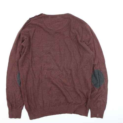 Jack & Jones Men’s Brown Medium Crew Neck Pullover Jumper