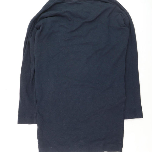 BAM Women's Navy Blue Long Sleeve Pullover Jumper Size 10