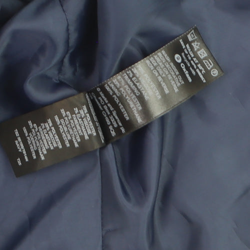 Marks and Spencer Women’s Blue Cropped Blazer Size 12 Slim Fit