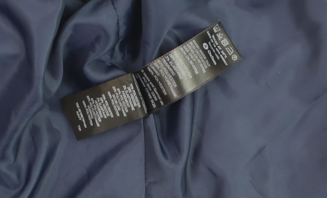 Marks and Spencer Women’s Blue Cropped Blazer Size 12 Slim Fit