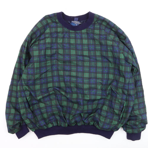 Sunderland Men’s Green Tartan Waterproof Pullover Jumper L
