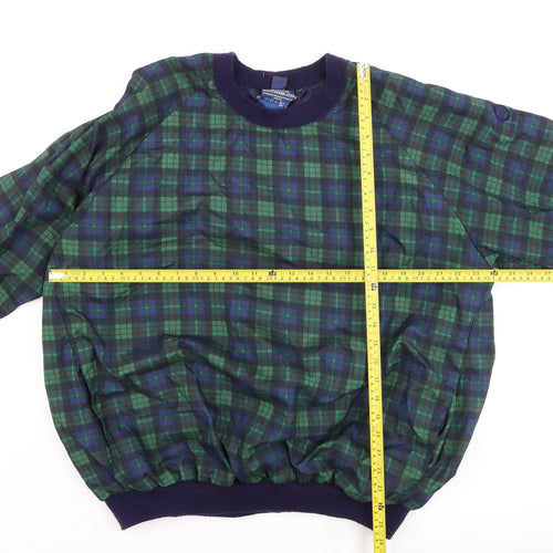 Sunderland Men’s Green Tartan Waterproof Pullover Jumper L