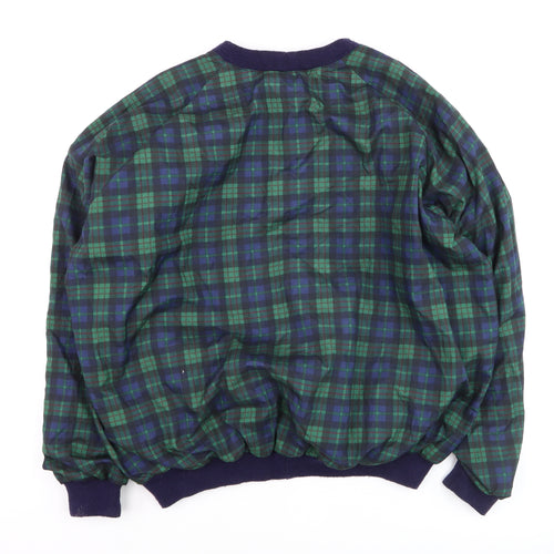 Sunderland Men’s Green Tartan Waterproof Pullover Jumper L