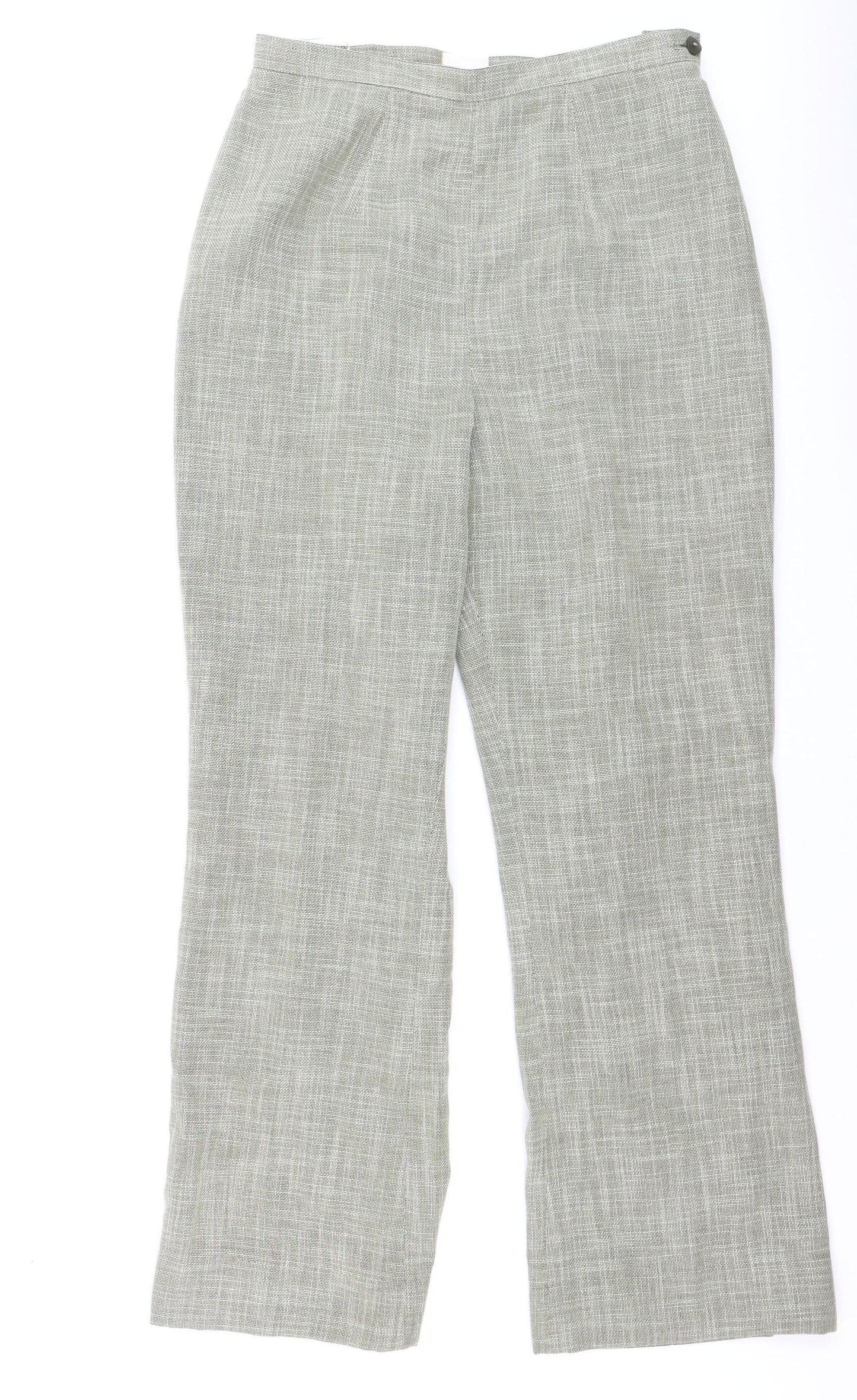 Country Casuals Women’s Grey Linen Blend Dress Pants Size 12