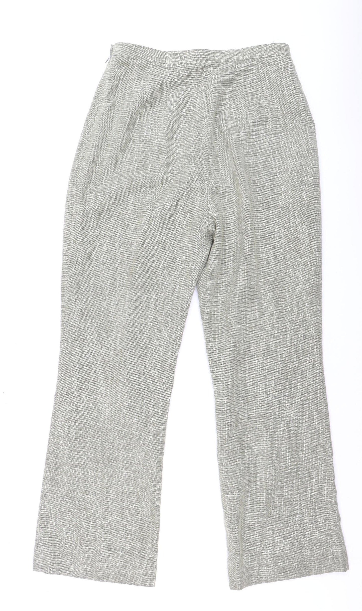 Country Casuals Women’s Grey Linen Blend Dress Pants Size 12