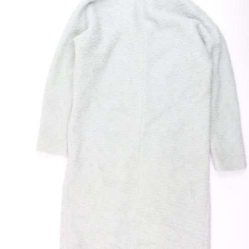 Marks and Spencer Autograph Women’s Grey Wool Blend Long Overcoat Size 8