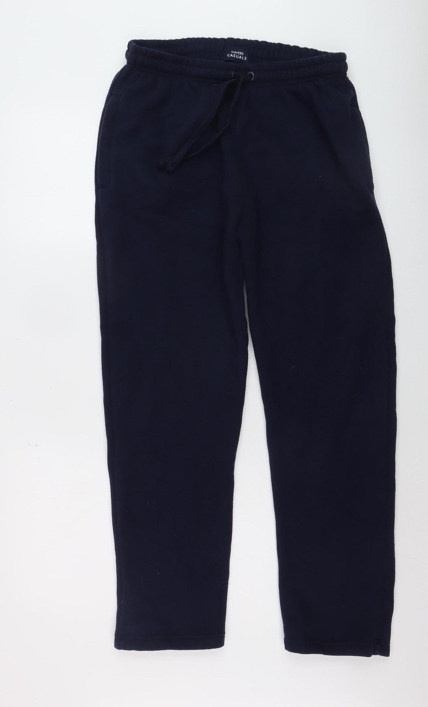 Havers Casuals Men's Black L Jogger Sweatpants Fleece Lined Drawstring