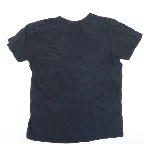 Antique MFG Co Men's Black Graphic Print T-Shirt Medium