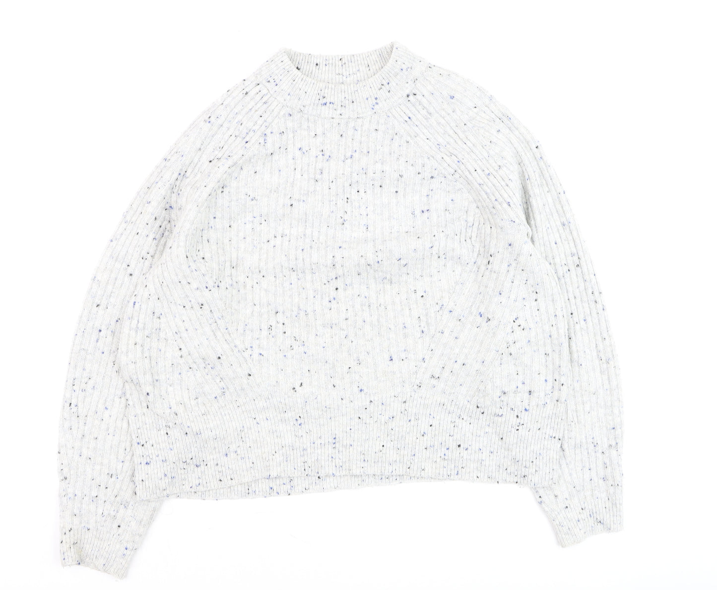 Marks and Spencer Men's Grey Chunky Knit Pullover Jumper M