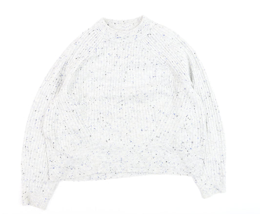 Marks and Spencer Men's Grey Chunky Knit Pullover Jumper M