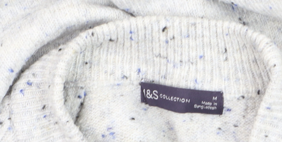 Marks and Spencer Men's Grey Chunky Knit Pullover Jumper M