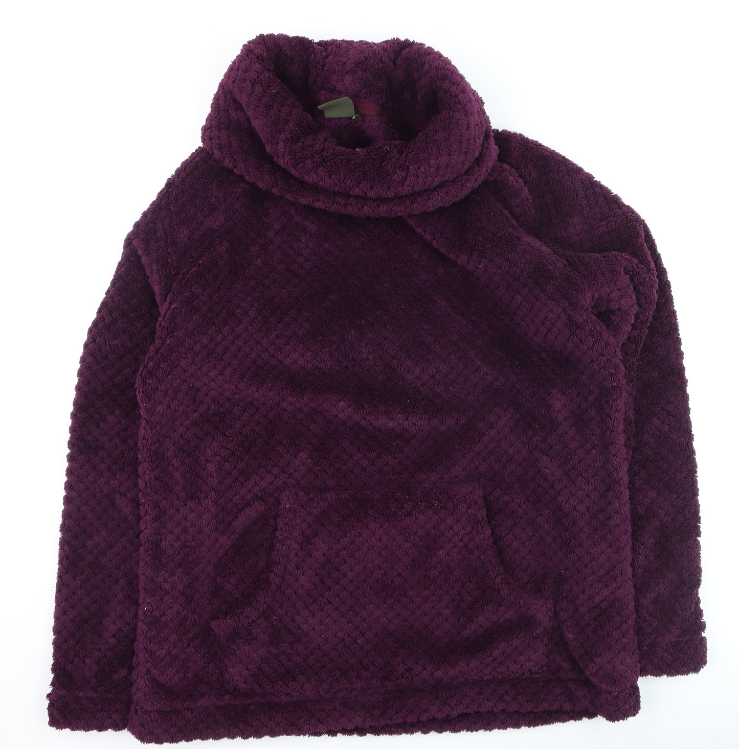 Gelert Women’s Purple Fleece Cowl Neck Pullover Jumper Size 18