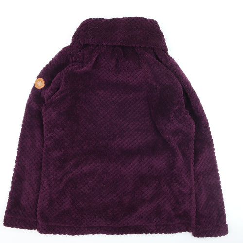 Gelert Women’s Purple Fleece Cowl Neck Pullover Jumper Size 18