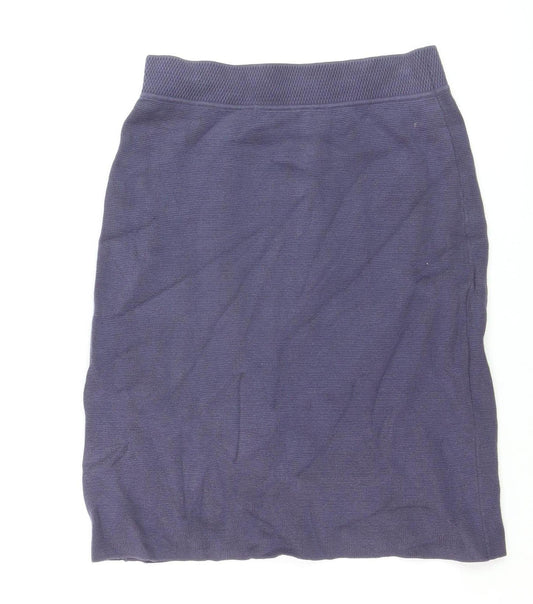 Noa Noa Women’s Purple Cotton Knit Pencil Skirt Size S