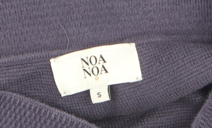 Noa Noa Women’s Purple Cotton Knit Pencil Skirt Size S