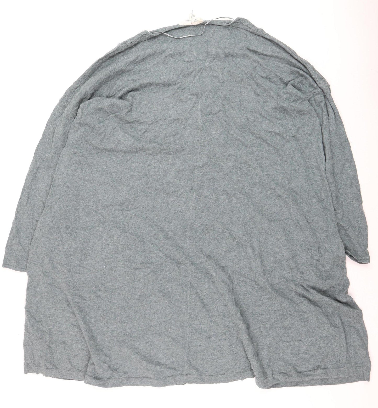 Seasalt Cornwall Women Grey Organic Cotton Long Sleeve Tunic Jumper UK 20