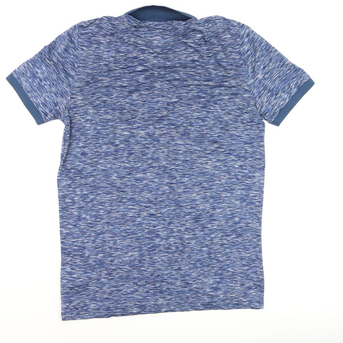 McKenzie Men's Blue Regular Fit Short Sleeve Polo Shirt Size S