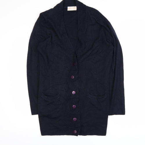 Country Casuals Men's Black Wool Blend Button Cardigan M