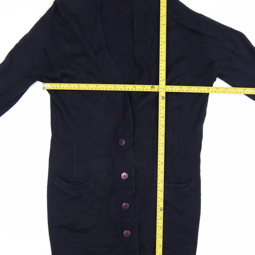 Country Casuals Men's Black Wool Blend Button Cardigan M