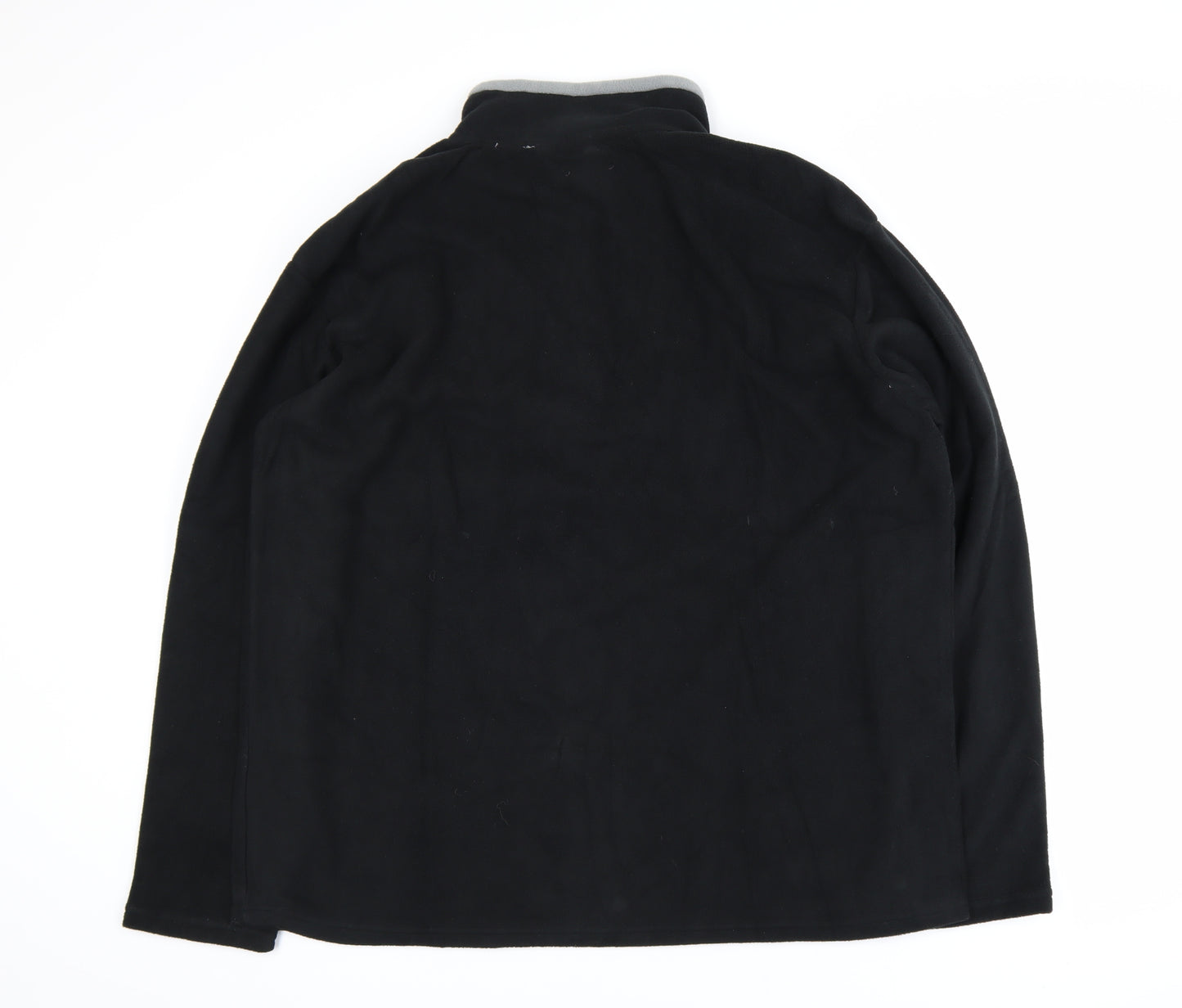 Atlas For Men Black XL Men's Activewear 1/4 Zip Fleece Jacket