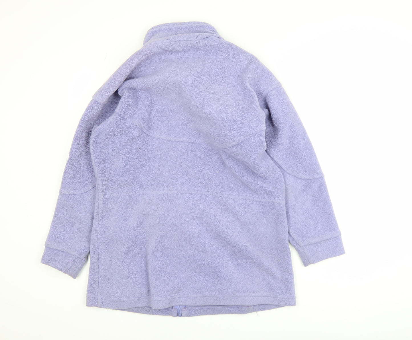 Walk About Women Purple Fleece Full Zip Jacket Size 10 Activewear