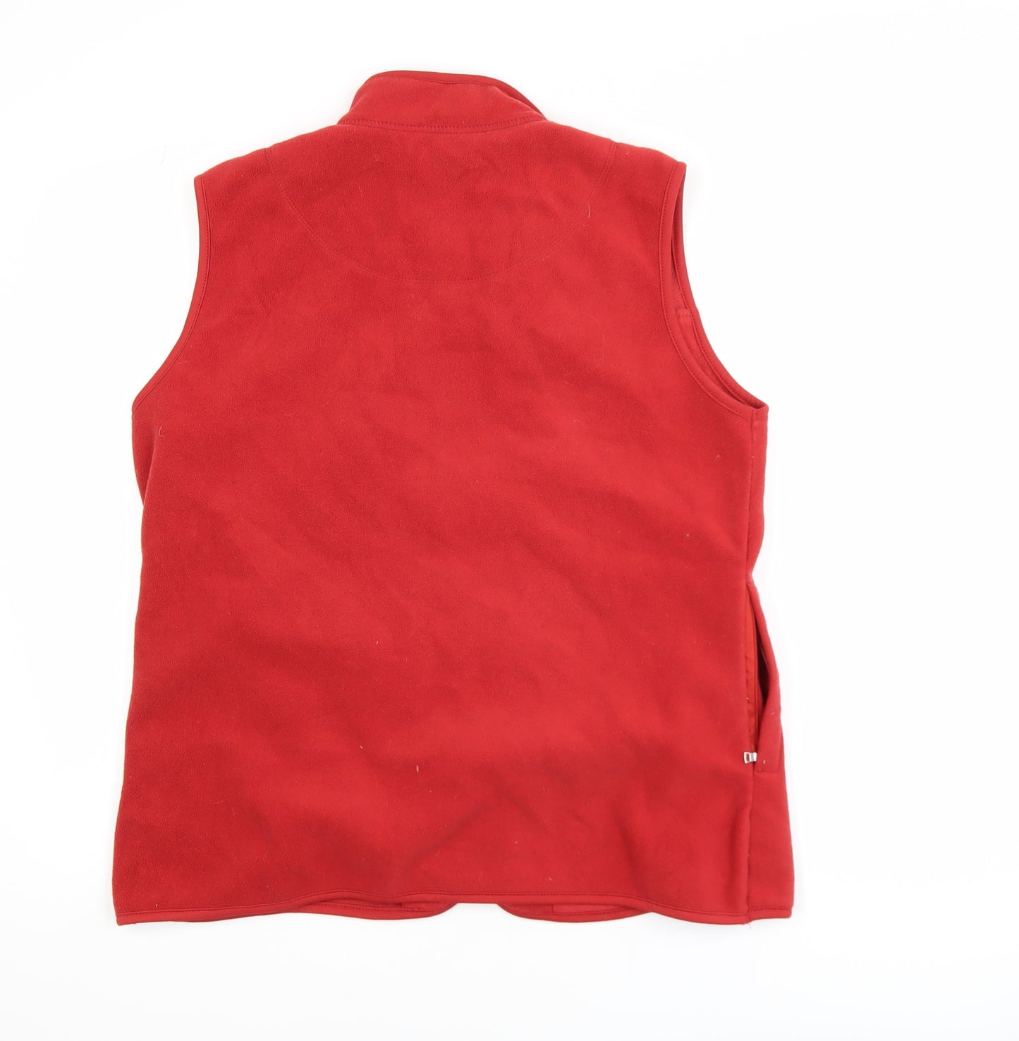 Tigi Wear Women's Red Fleece Waistcoat Bodywarmer Size 14