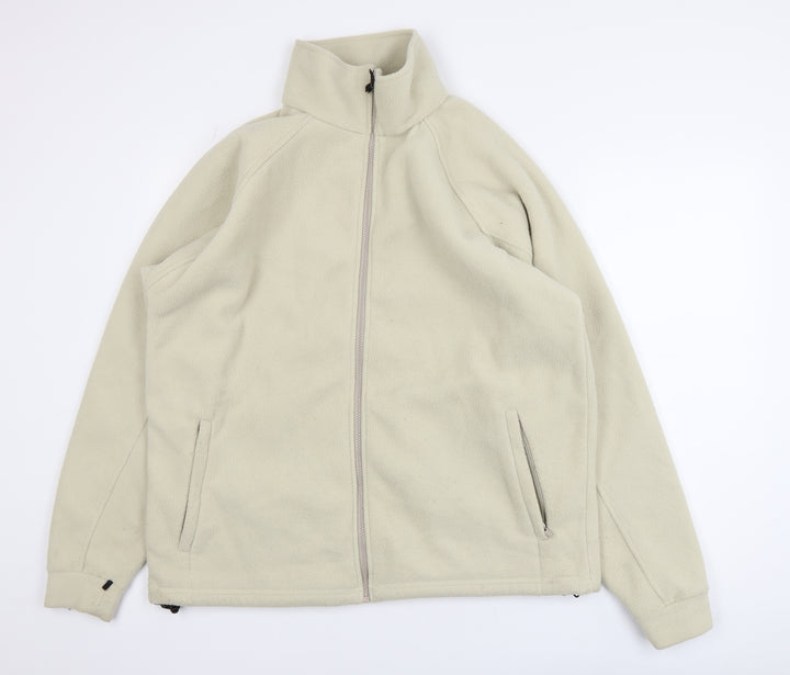 Regatta Men's Beige Fleece Windbreaker Jacket L 42in