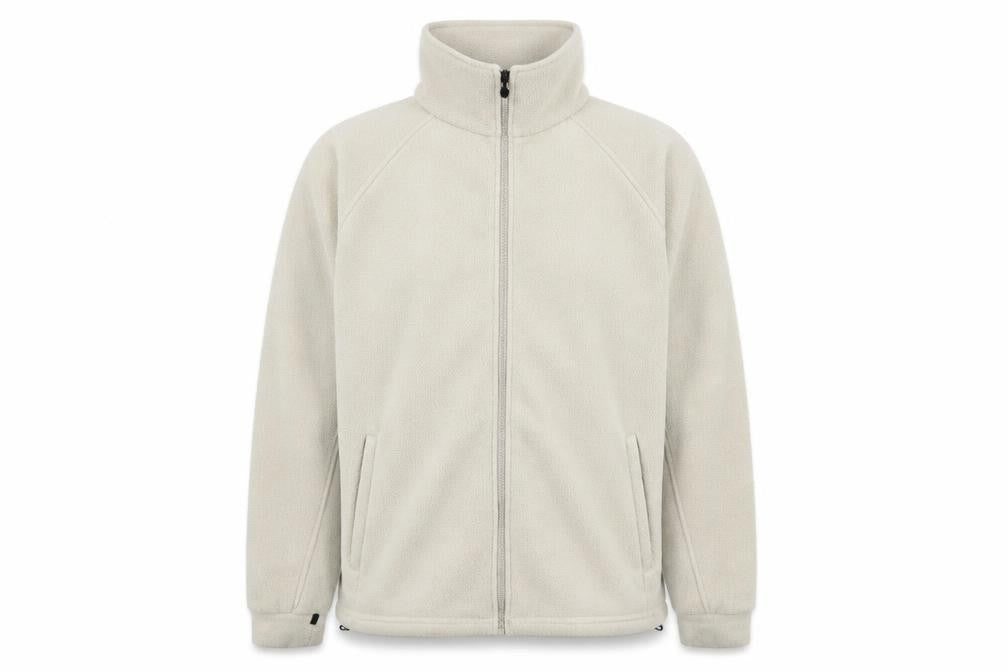 Front view of Regatta Men's Beige Fleece Windbreaker Jacket L 42in