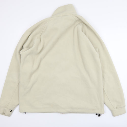 Regatta Men's Beige Fleece Windbreaker Jacket L 42in