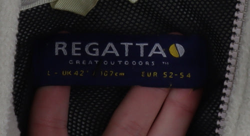 Regatta Men's Beige Fleece Windbreaker Jacket L 42in