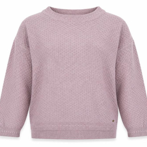 Fat Face Women’s Pink Cotton Wool Crew Neck Jumper Size 8