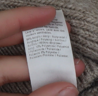 River Island Women Beige Cable-Knit Jumper Size 14