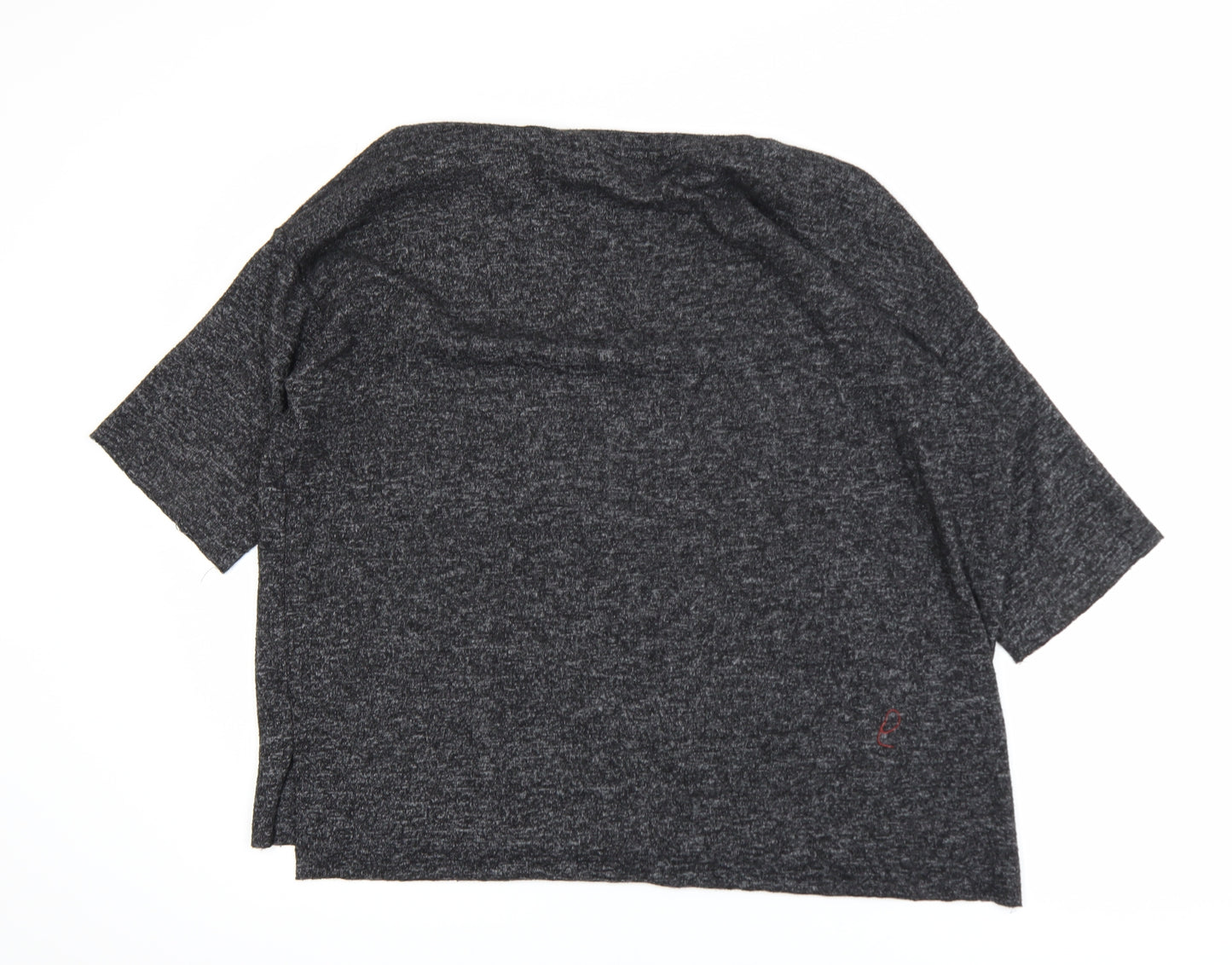 Zara Trafaluc Women’s Grey Relaxed Fit Jersey T-Shirt Size 12