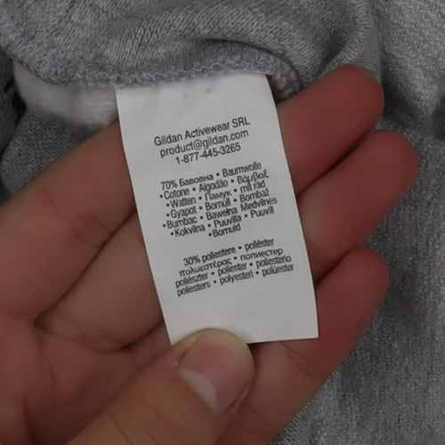 Yuck Clothing Co. Men's Grey Small Pullover Sweatshirt