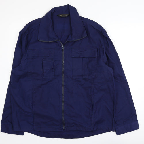 Top Flight Men’s Blue XL Workwear Jacket with Zip Pockets