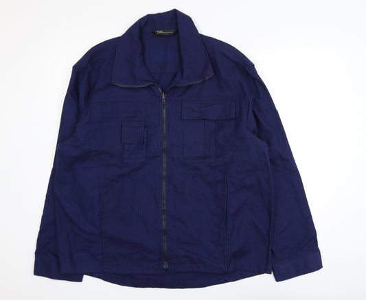 Top Flight Men’s Blue XL Workwear Jacket with Zip Pockets