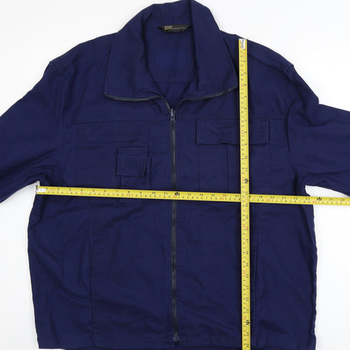 Top Flight Men’s Blue XL Workwear Jacket with Zip Pockets