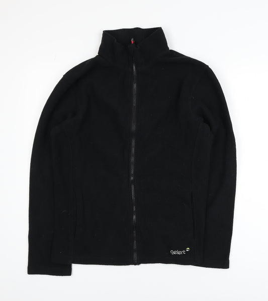 Gelert Men's Black Fleece Full Zip Jacket Size L Outdoor Hiking Top
