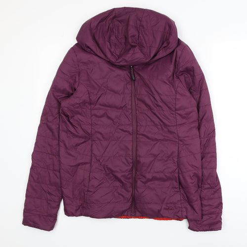 Rohan Women's Purple Hooded Puffer Jacket M Water Resistant