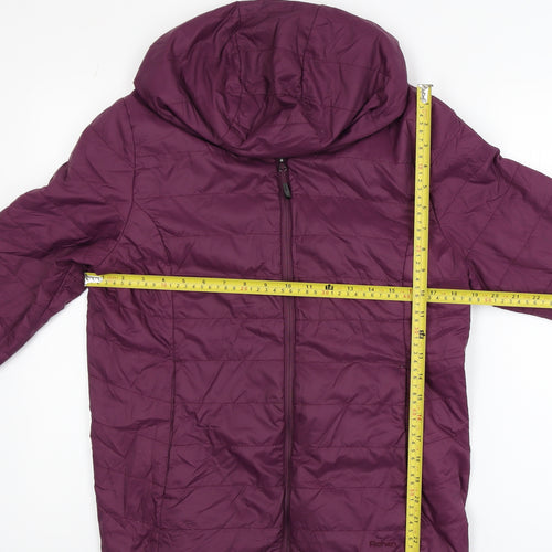 Rohan Women's Purple Hooded Puffer Jacket M Water Resistant