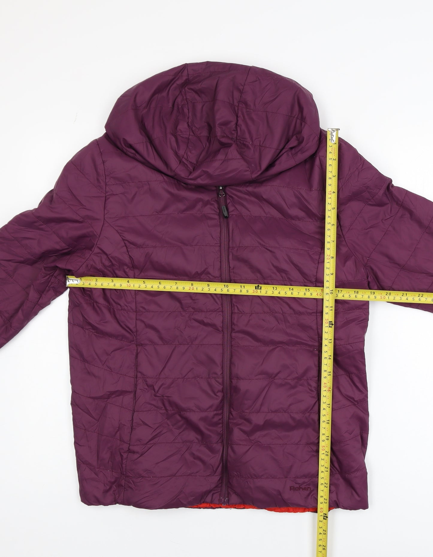 Rohan Women's Purple Hooded Puffer Jacket M Water Resistant