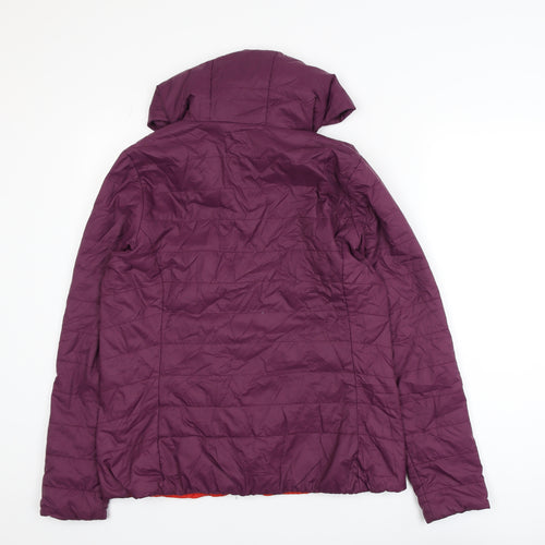 Rohan Women's Purple Hooded Puffer Jacket M Water Resistant