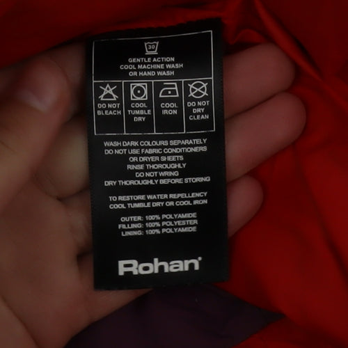 Rohan Women's Purple Hooded Puffer Jacket M Water Resistant
