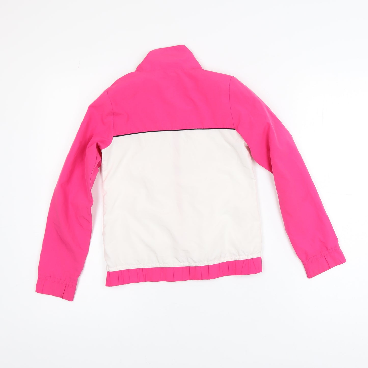 Puma Girls Pink and White Track Jacket Size 8 Years Full Zip Sportswear