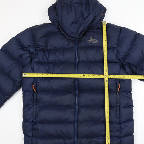 Mountain Equipment Men's Blue Lightline Down Puffer Jacket Size L