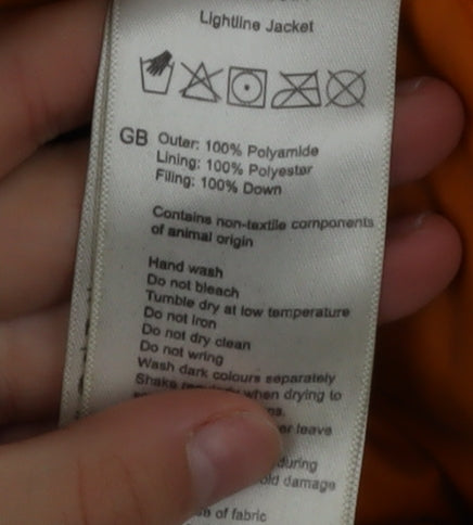 Mountain Equipment Men's Blue Lightline Down Puffer Jacket Size L