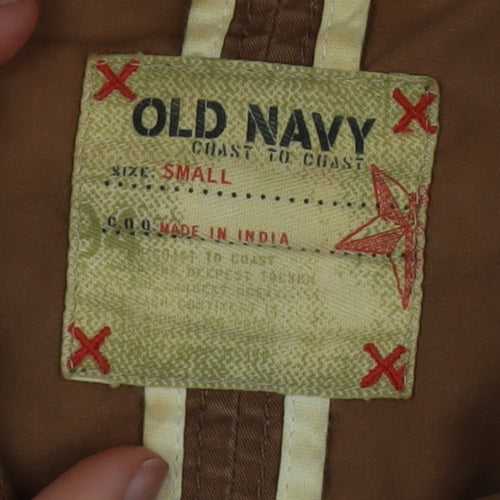 Old Navy Men's Brown Cotton Military Jacket Size S