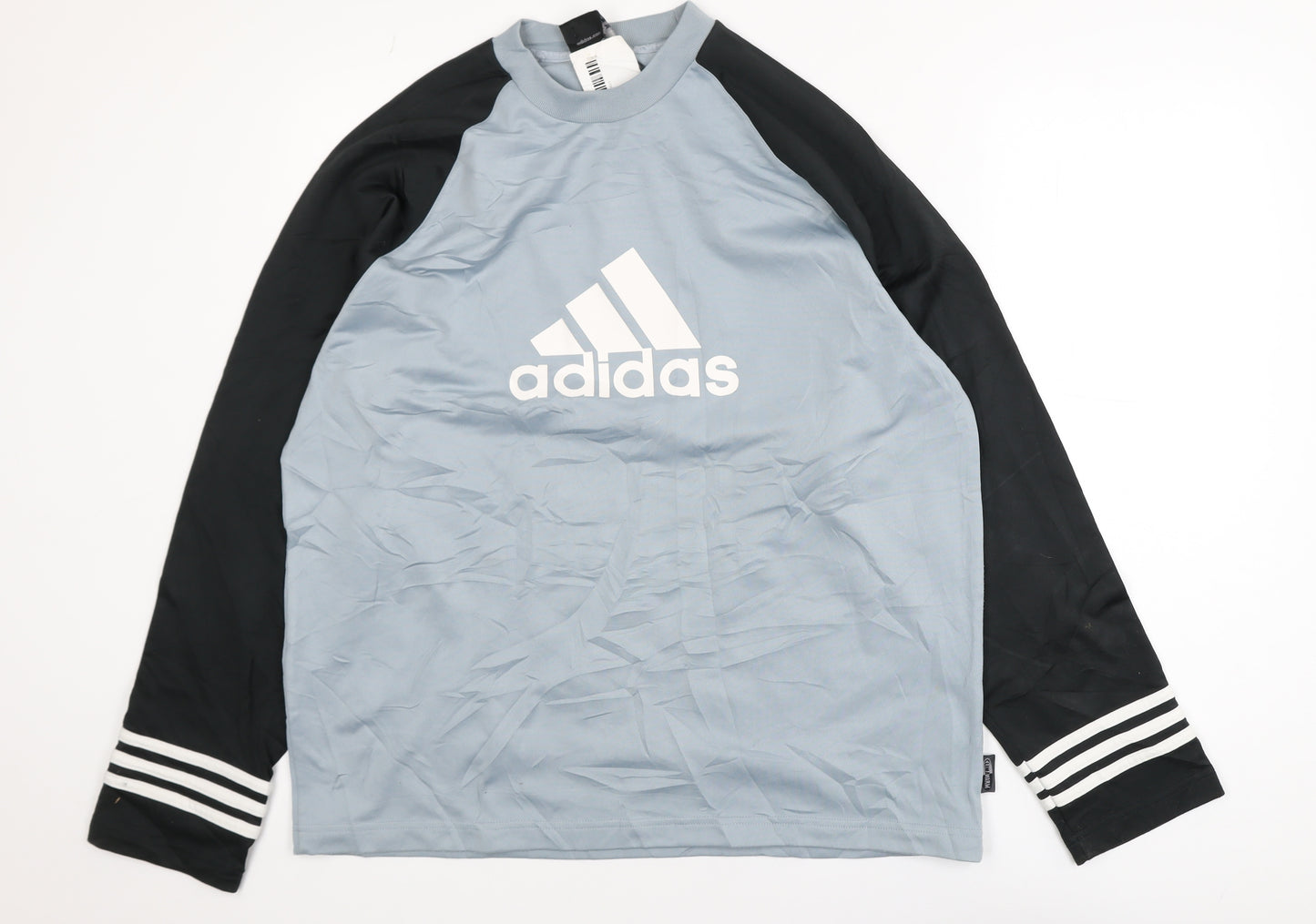 Adidas Men's Blue Long Sleeve Pullover Sports Sweatshirt M