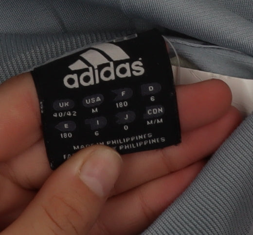 Adidas Men's Blue Long Sleeve Pullover Sports Sweatshirt M