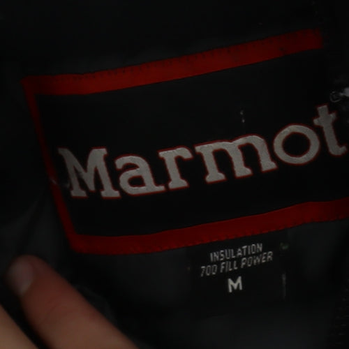 Marmot Men's Grey Down Puffer Jacket Size M 700 Fill Winter Outdoor